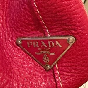 Prada Red Leather Bag